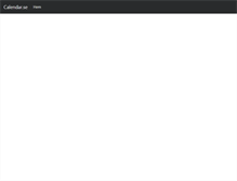 Tablet Screenshot of calendar.se